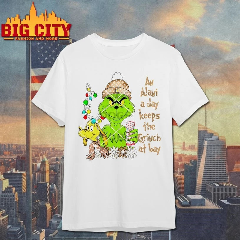 Christmas An Alavi A Day Keeps The Grinch At bay Shirt