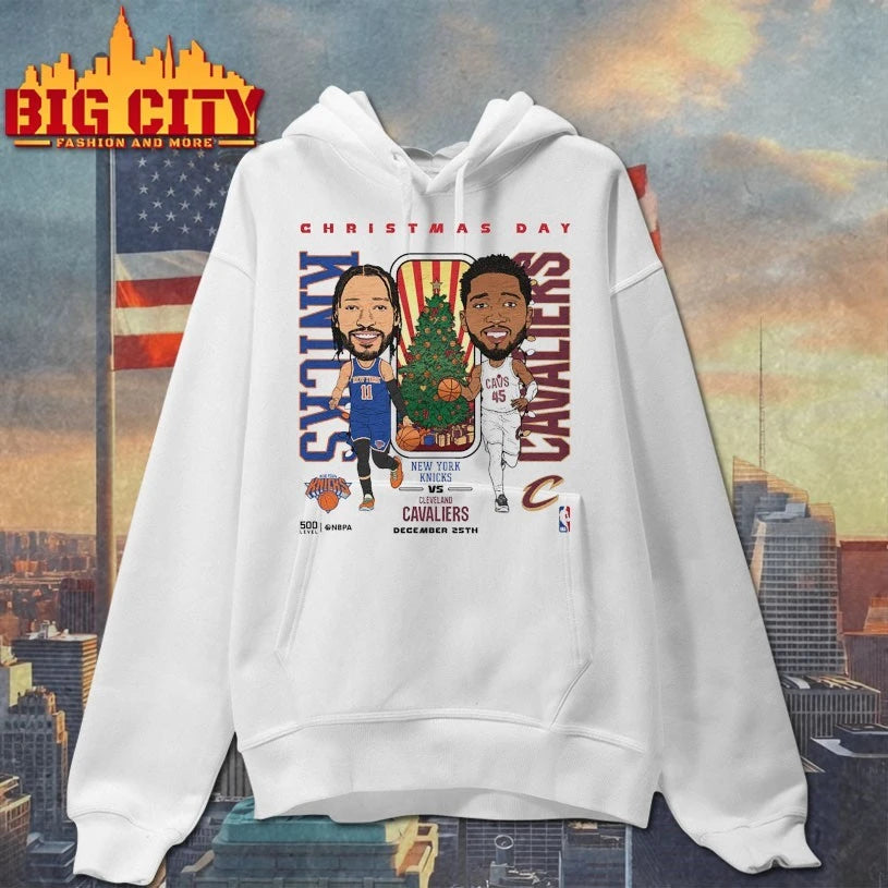 Christmas Day 2025 NBA Matchup Knicks Vs. Cavaliers shirt