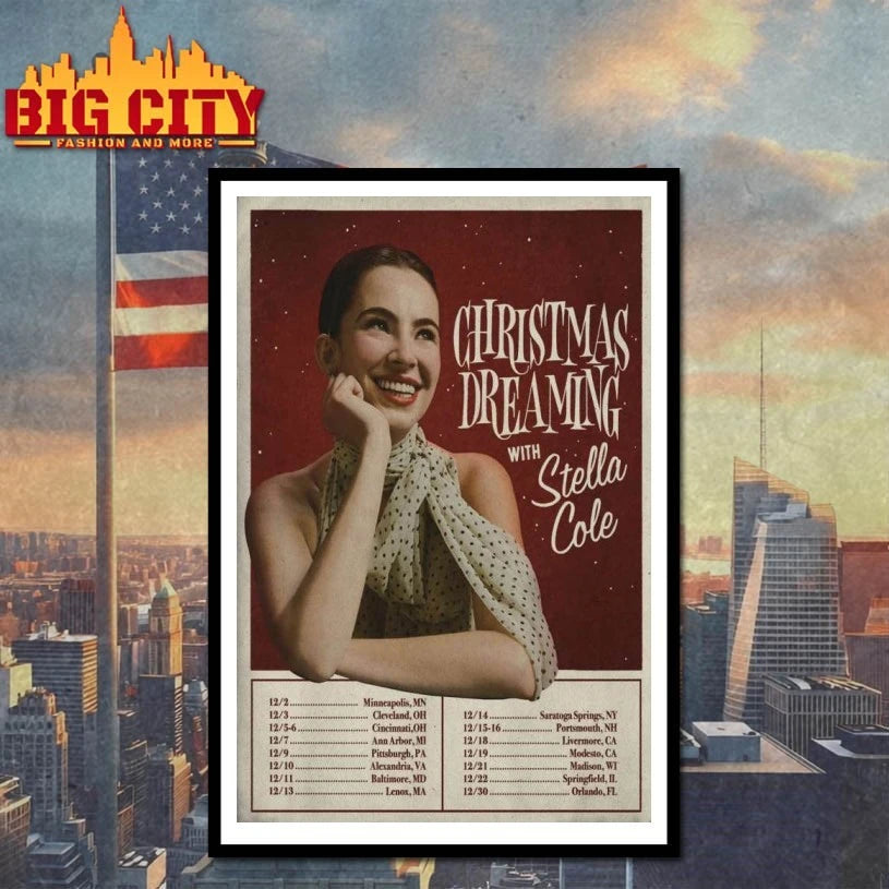 Christmas Dreaming Tour December 2025 Poster shirts