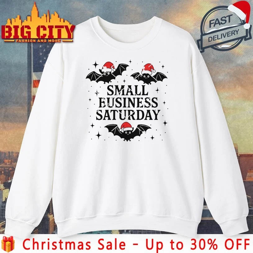 Christmas Santa Bat Small Business Saturday shirt