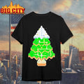 Christmas Tree Map Classic Video Game World Shirt