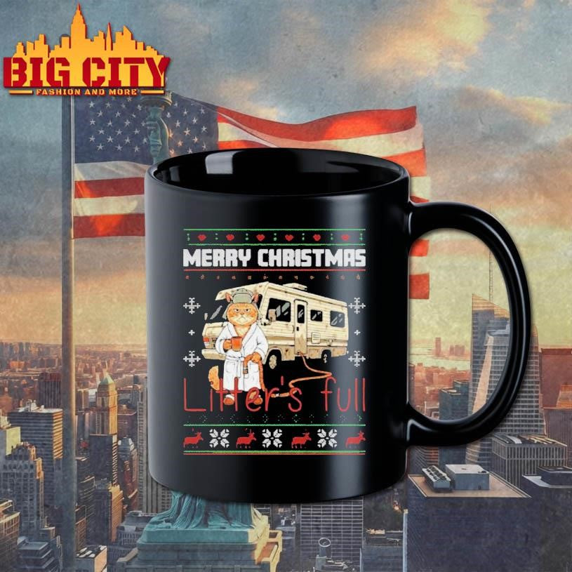 Christmas Vacation Parody Cat Litters Full National Lampoons Shirt