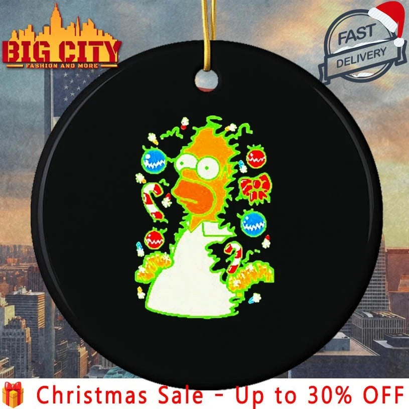 Christmas hideout homer Simpson Bushes shirt