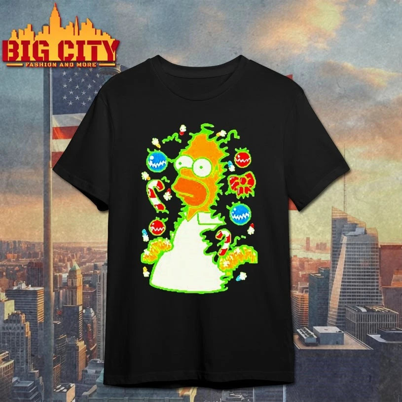 Christmas hideout homer Simpson Bushes shirt