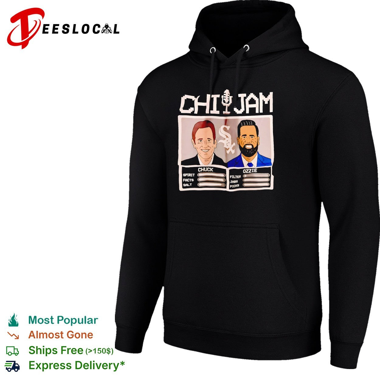 Chuck Garfien Ozzie Guillen Chicago White Sox MLB CHI JAM parody shirt
