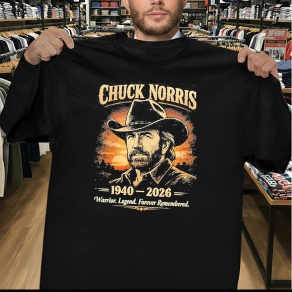 Chuck Norris 1940 2026 Warrior Legend Forever Remembered Shirt