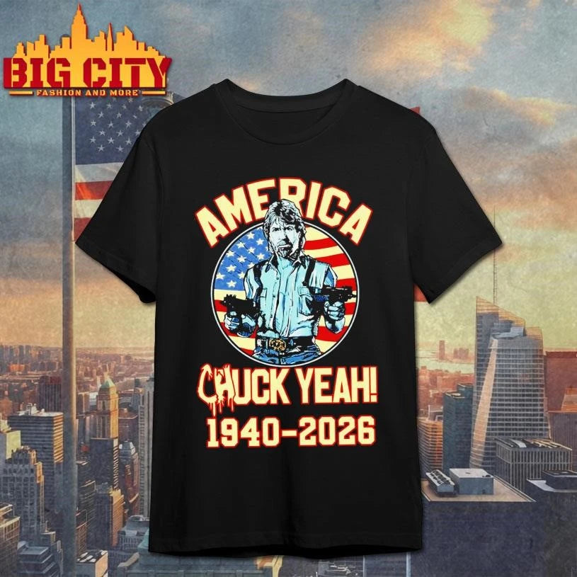 Chuck Norris America Chuck Yeah 1940 2026 Vintage Shirt