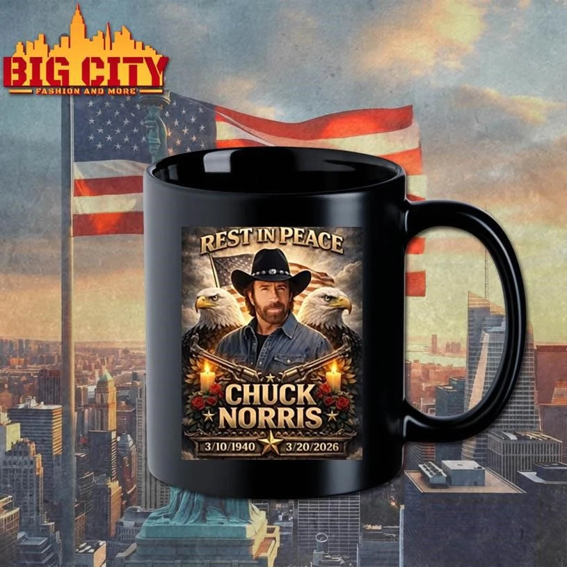 Chuck Norris Rest In Peace Graphic Shirt