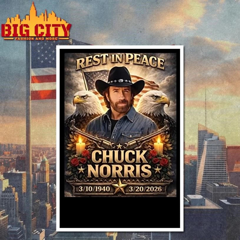 Chuck Norris Rest In Peace Graphic Shirt