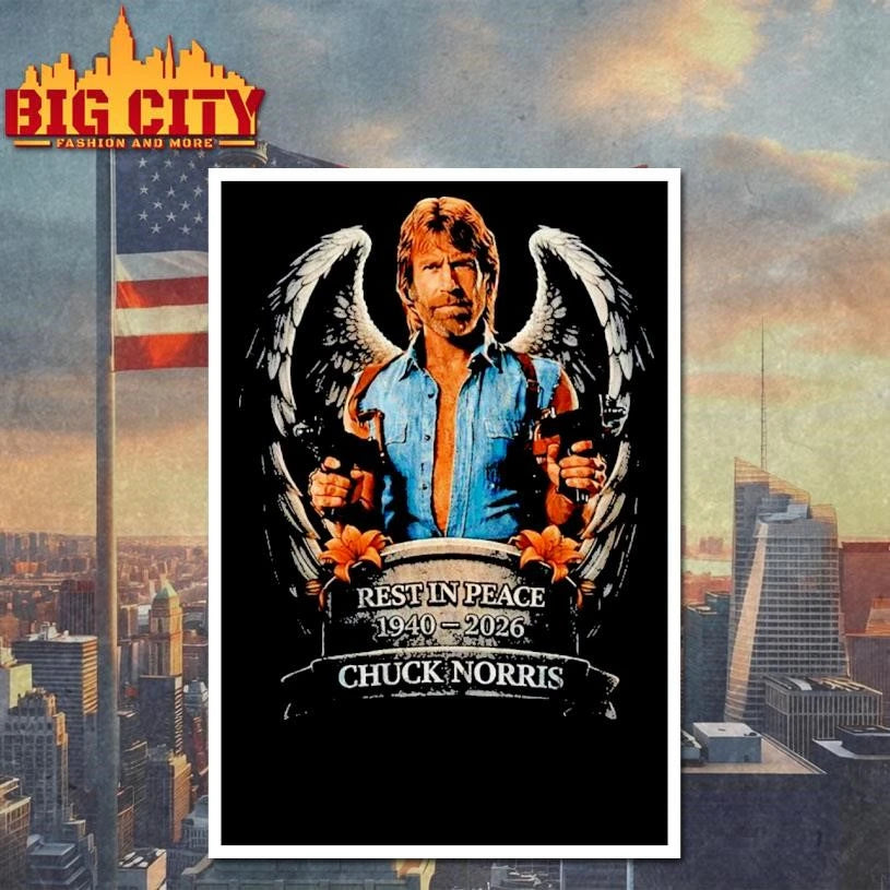 Chuck Norris Rest In Peace RIP 1940-2026 Tribute Legend Shirt