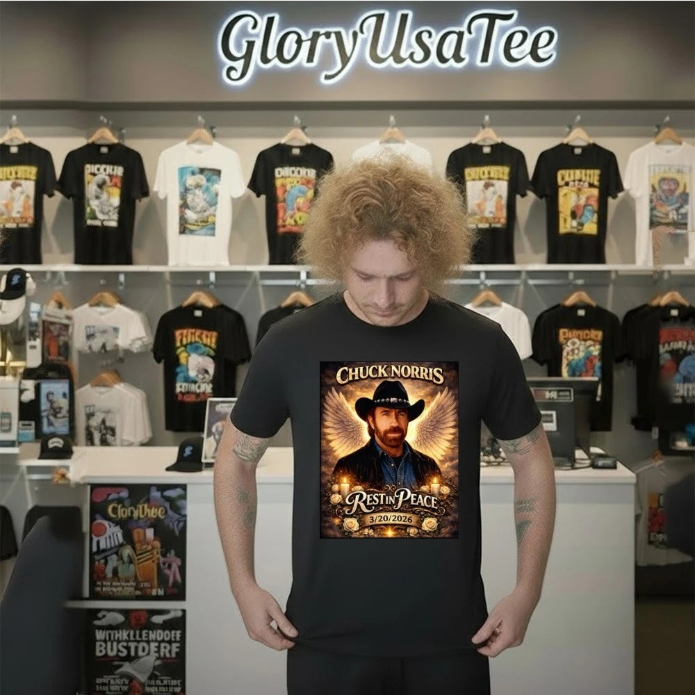 Chuck Norris Rest in Peace Memorial Shirt