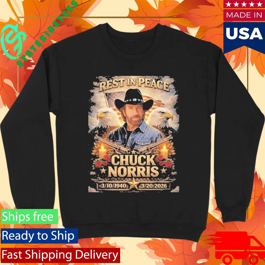 Chuck Norris Rest in Peace RIP Shirt