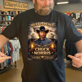 Chuck Norris Rest in Peace RIP Memorial Graphic Shirt