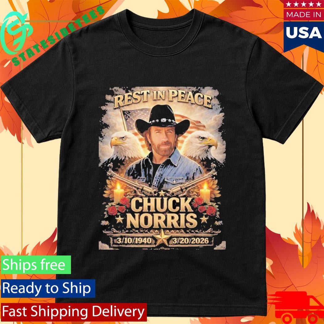 Chuck Norris Rest in Peace RIP Shirt