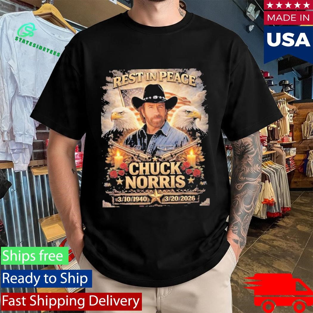 Chuck Norris Rest in Peace RIP Shirt