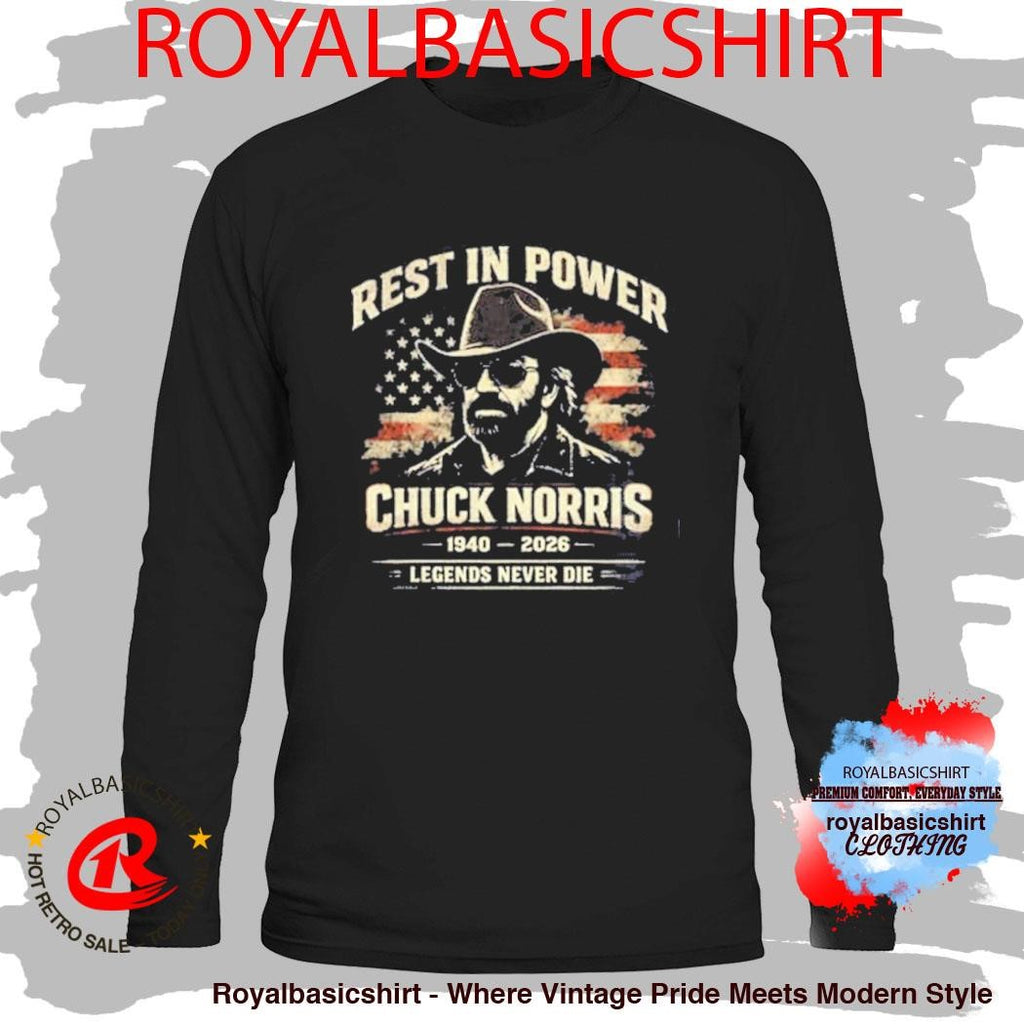 Chuck Norris Rest in Power Shirt