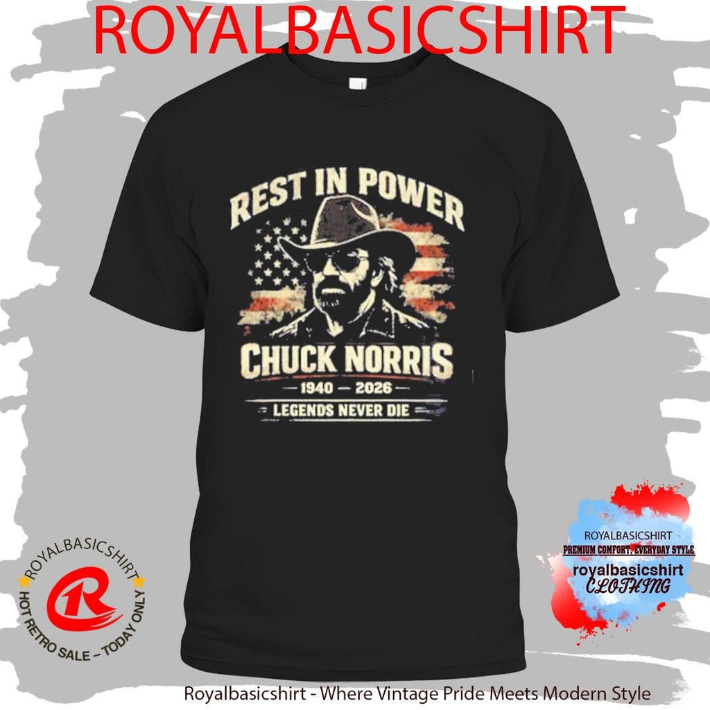 Chuck Norris Rest in Power Shirt