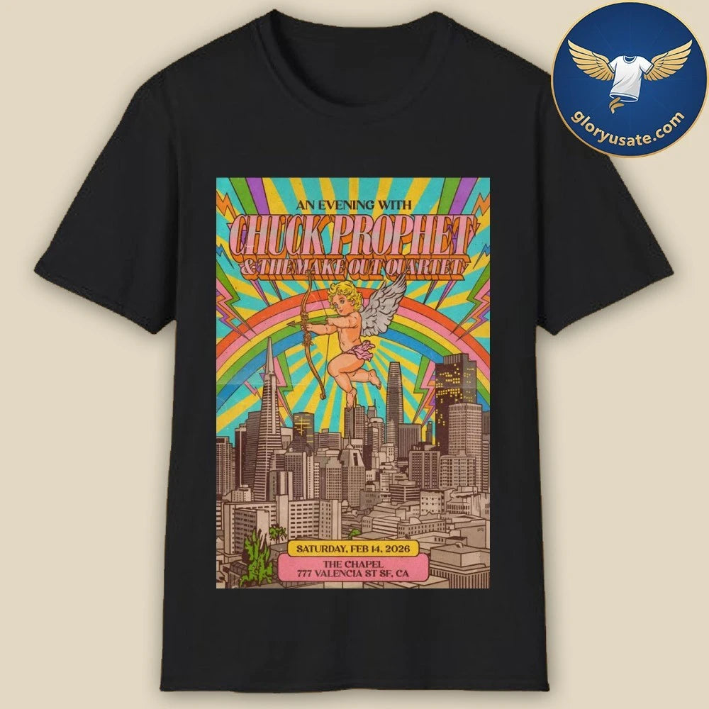 Chuck Prophet 2-14-2026 San Francisco CA Poster Shirt