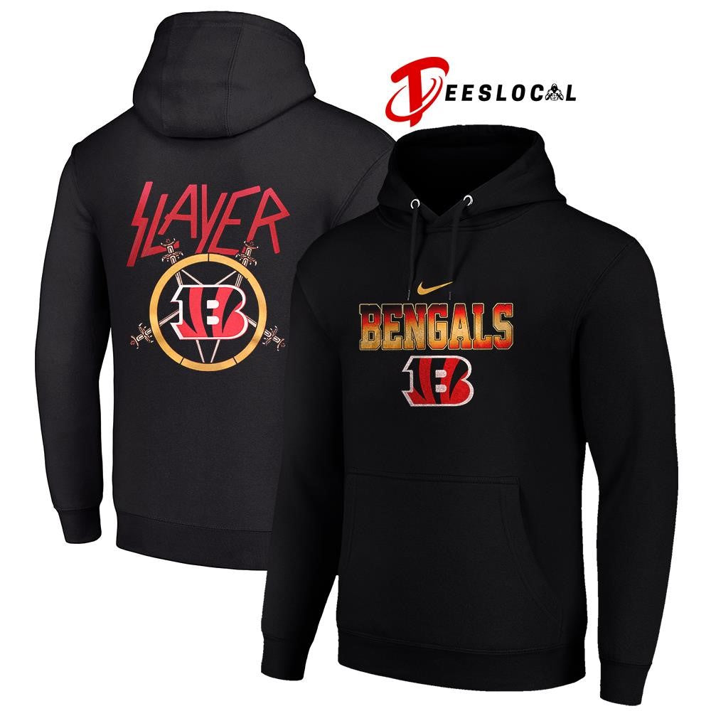 Cincinnati Bengals x Slayer logo shirt