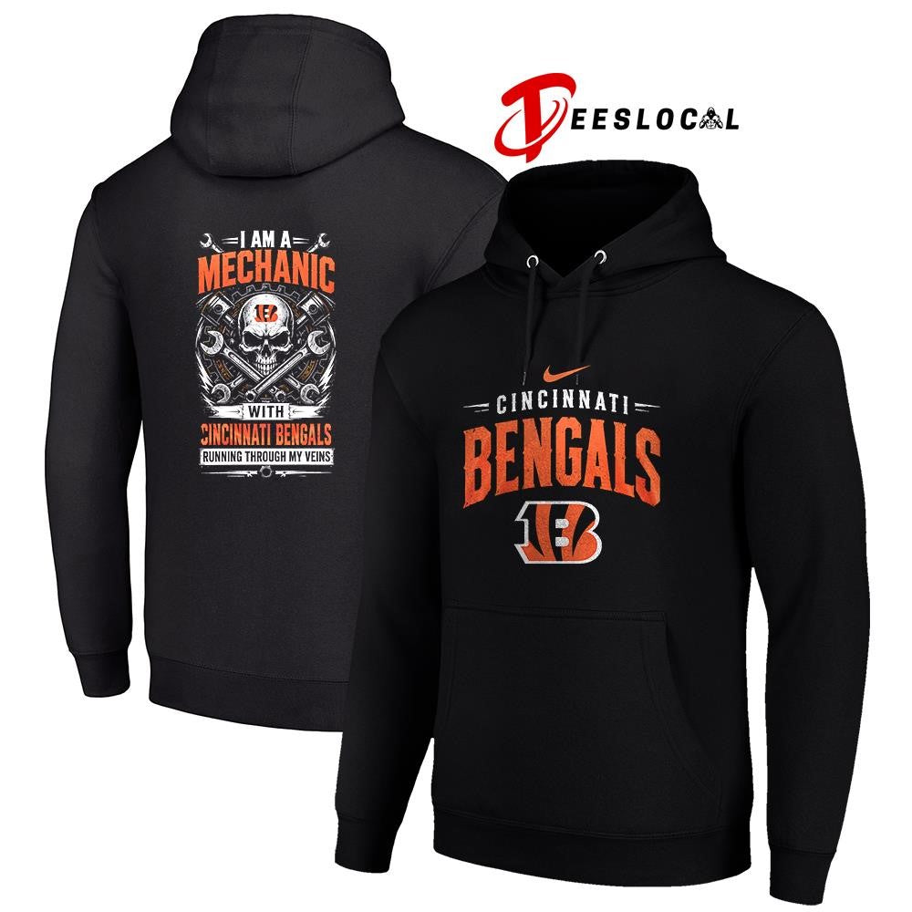 CincinnatiBengalsIamamechanicrunningthroughmyveinsskeletonshirt