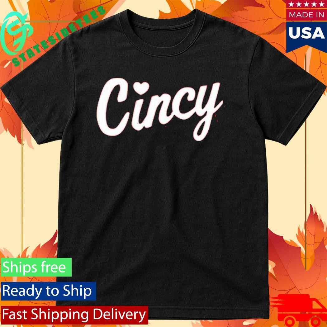 Cincy Script With Heart Shirt