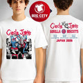 Circle Jerks Japan 2026 Tokyo Osaka Gorilla Biscuits Two Sided Shirt