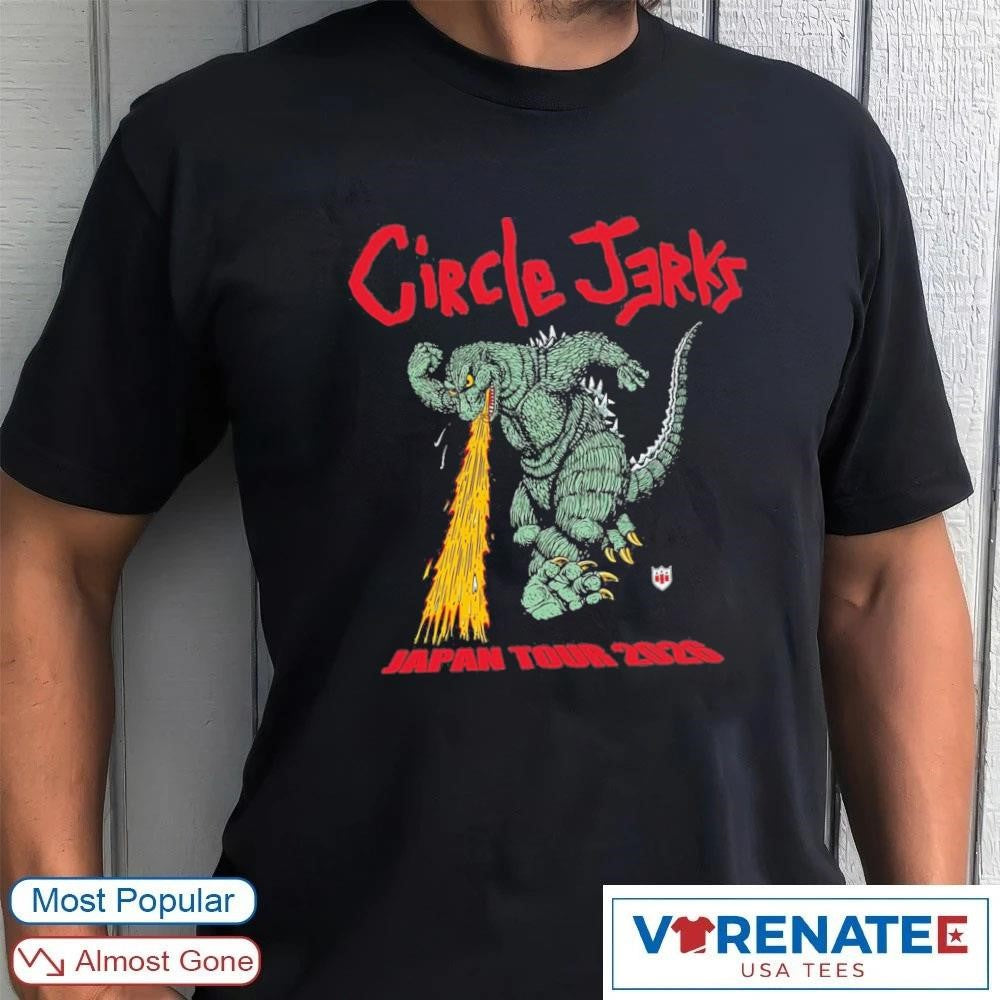 Circle Jerks Japan Tour 2026 With Gorilla Biscuits shirt