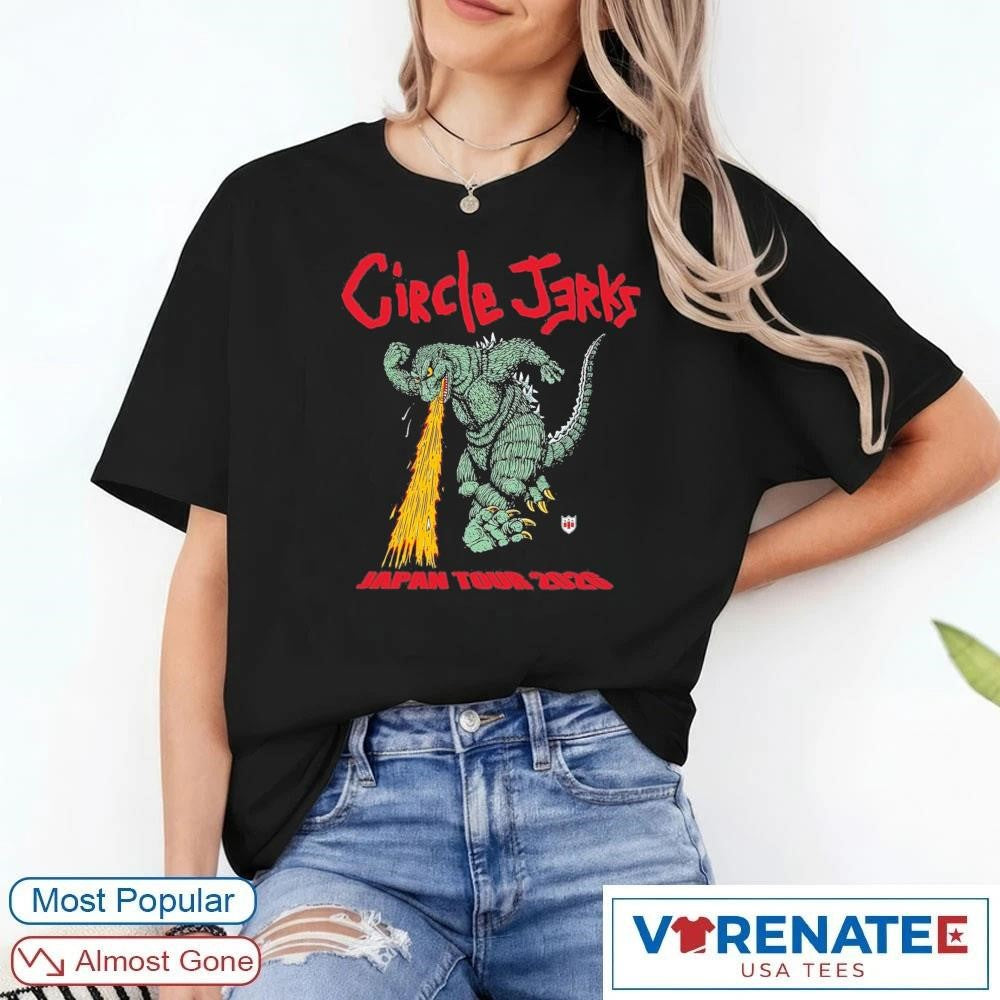 Circle Jerks Japan Tour 2026 With Gorilla Biscuits shirt