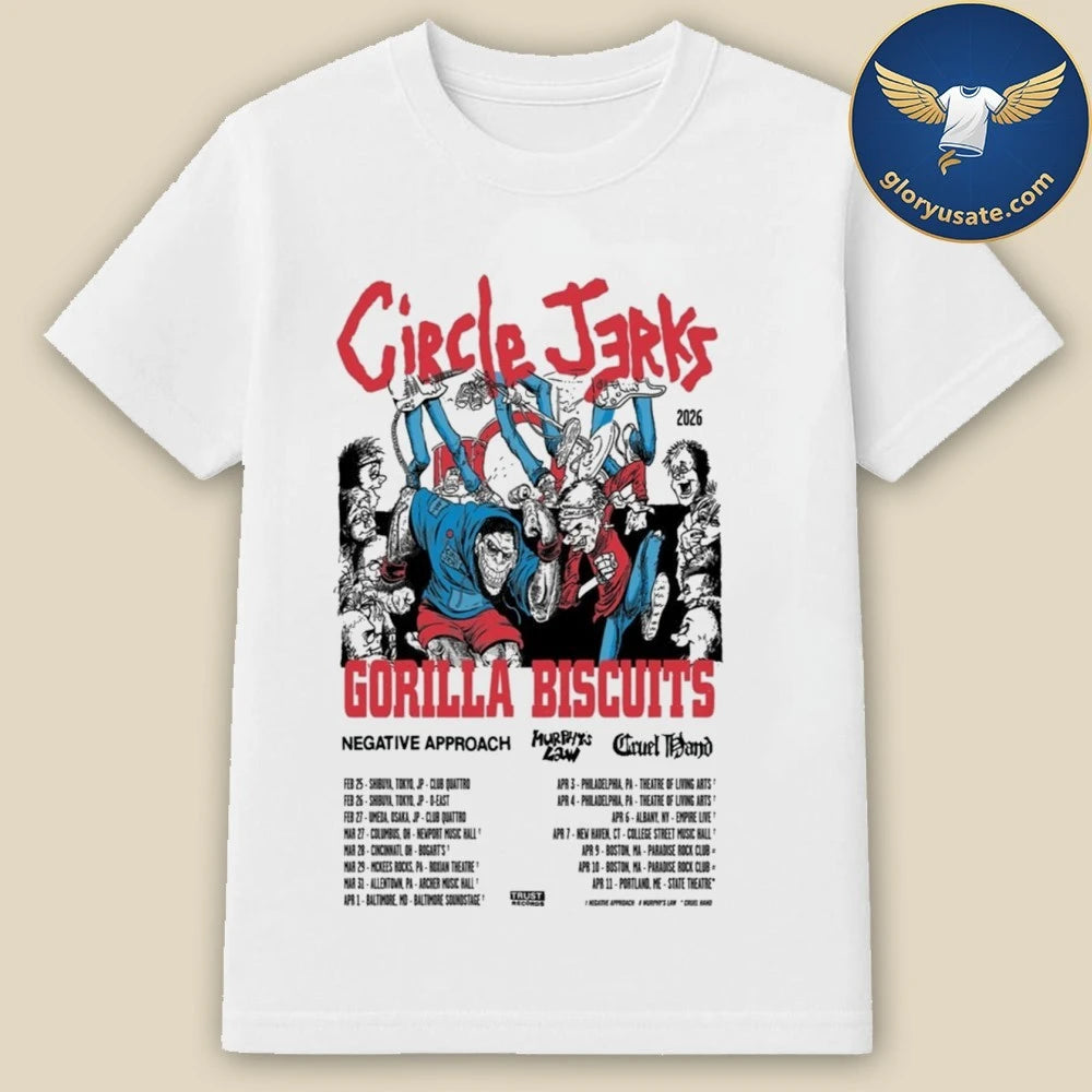 Circle Jerks Show 2026 Poster Shirt