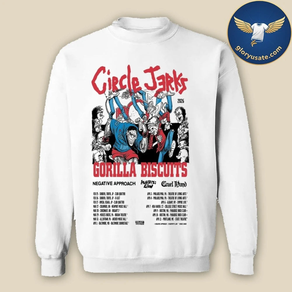 Circle Jerks Show 2026 Poster Shirt