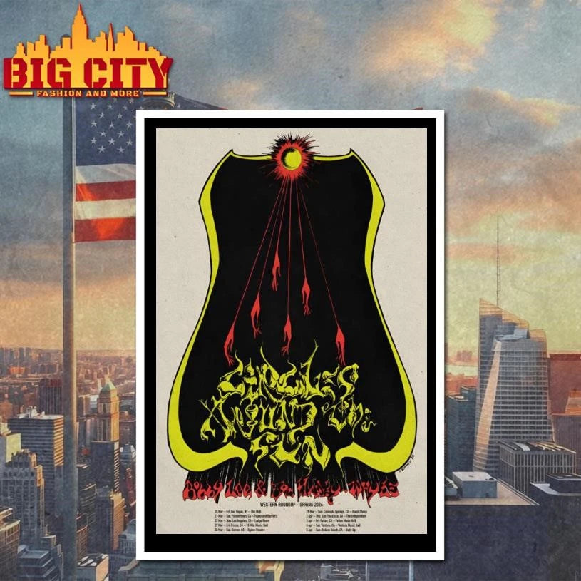Circles Around The Sun Western Roundup Spring 2026 Tour Poster Shirt