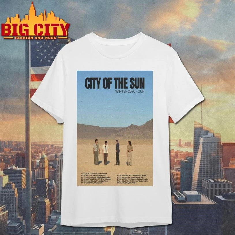 City Of The Sun Winter 2026 Tour Poster Shirt