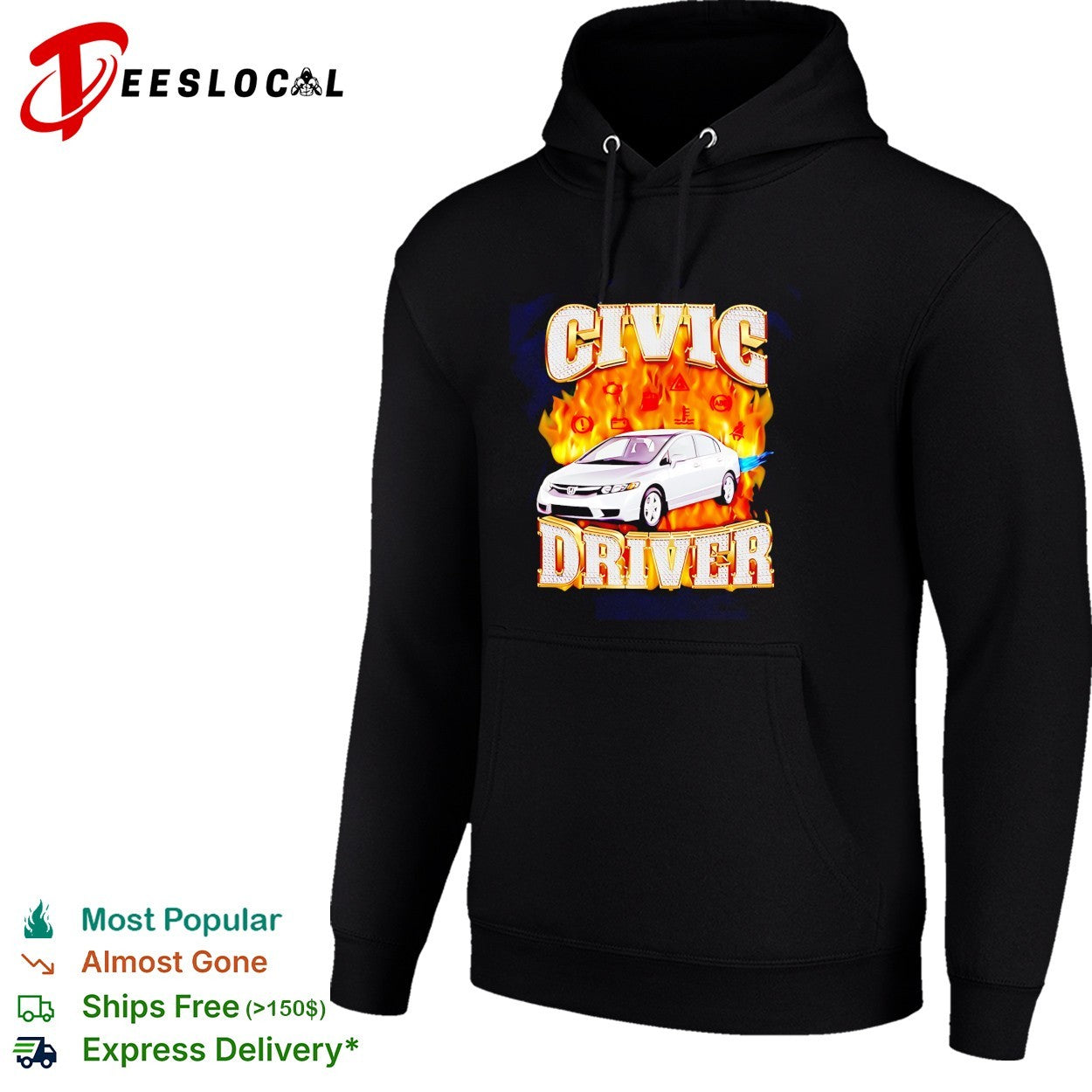 Civic Driver Honda Car JDM Automotive shirt