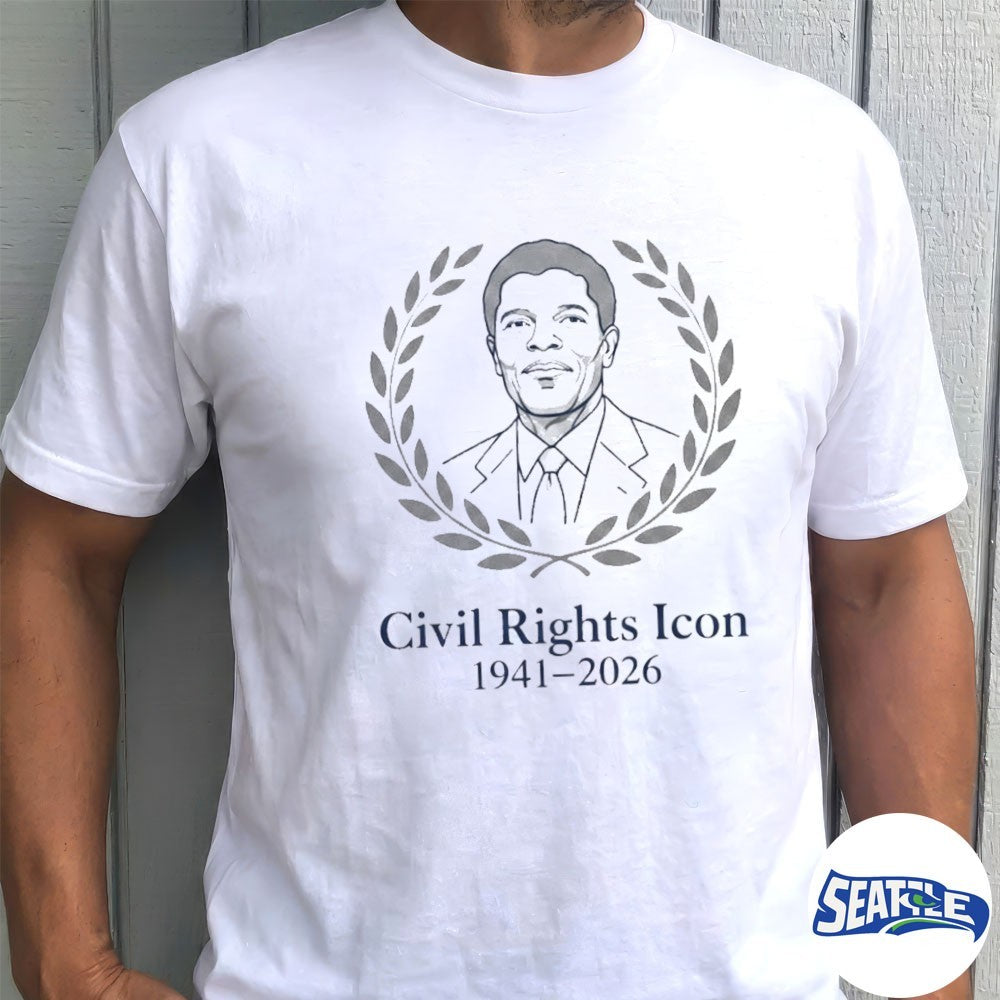 Civil Rights Icon 1941-2026 Memorial shirt