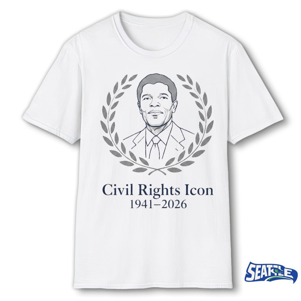 Civil Rights Icon 1941-2026 Memorial shirt