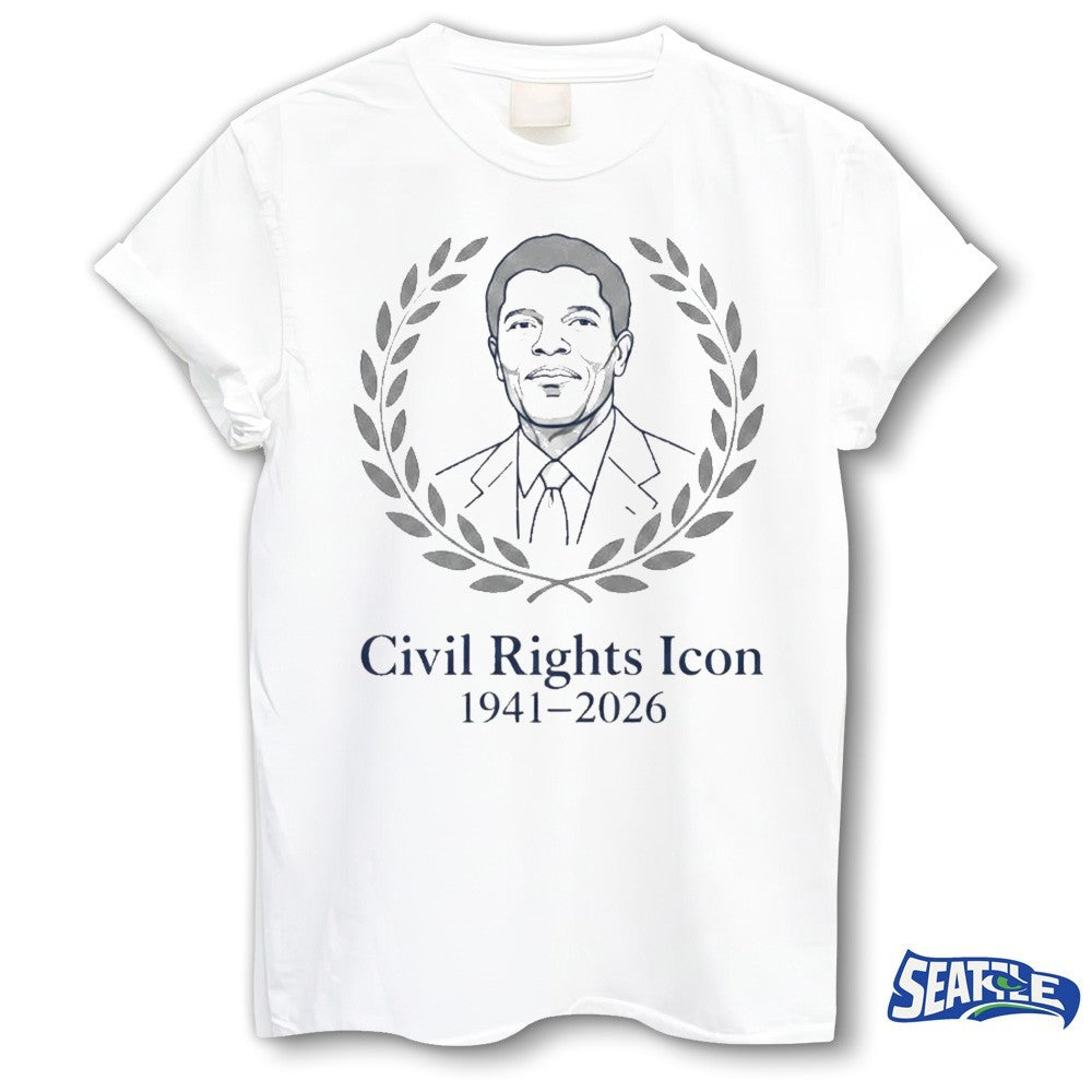 Civil Rights Icon 1941-2026 Memorial shirt