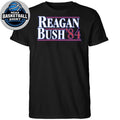 Classic Reagan Bush 84 Political Campaign Shirt