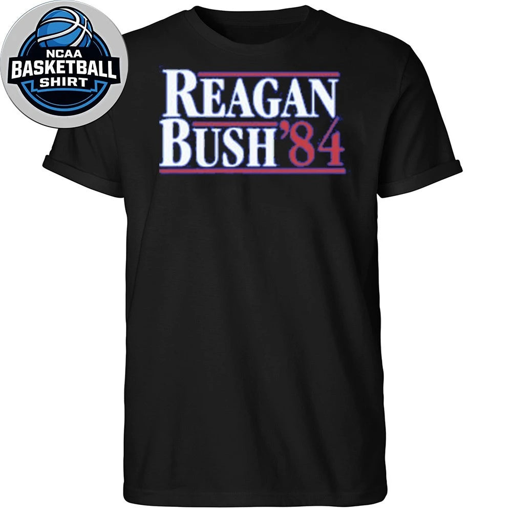 Classic Reagan Bush 84 Political Campaign Shirt
