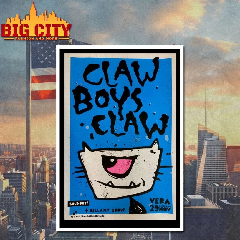 Claw Boys Claw Groningen NL, November 29 2025 Poster shirt
