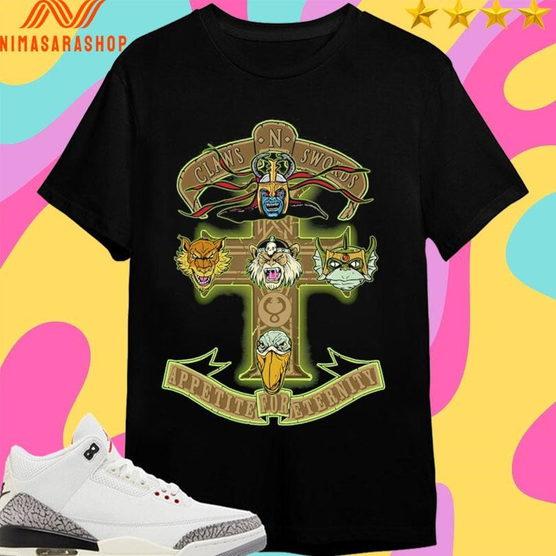 Claws N Swords Appetite For Eternity Shirts