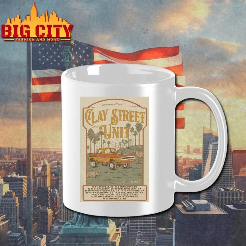 Clay Street Unit Fall Tour 2025 New Poster shirt