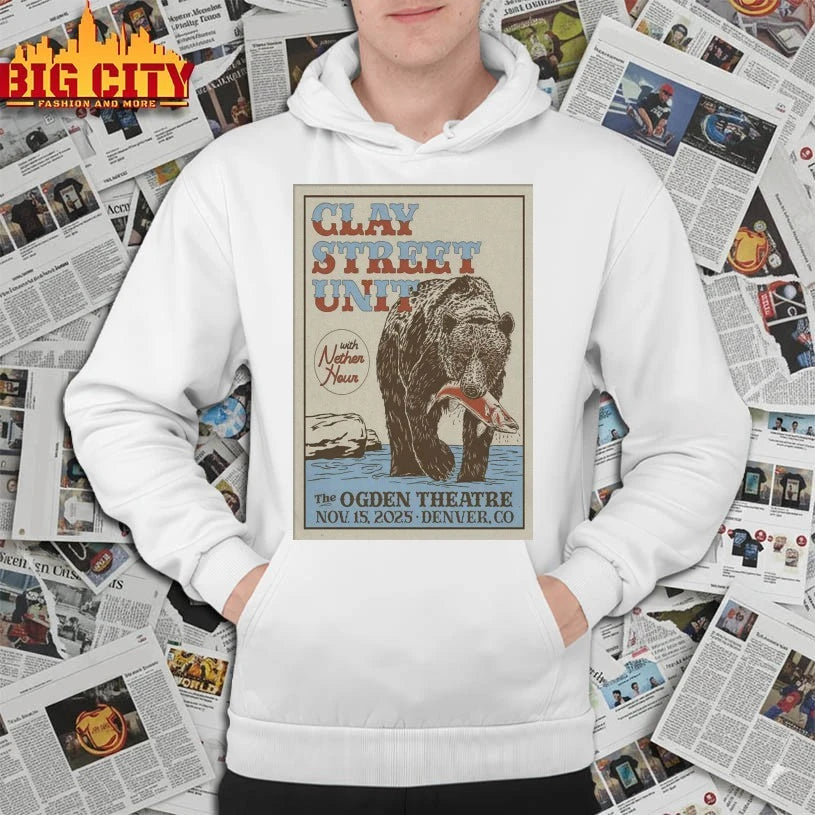 Clay Street Unit Nov 15 2025 Denver CO Poster shirt