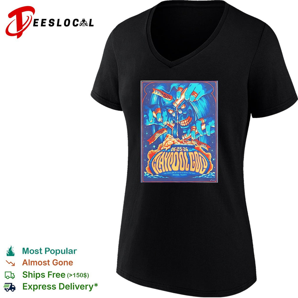 Claypool Gold Primus Claypool Lennon Delirium and Frog Brigade Irving On June 25 2026 shirt
