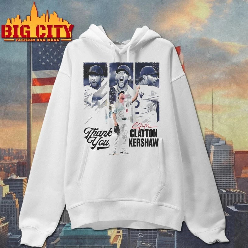 Clayton Kershaw Los Angeles D Thank You Shirts