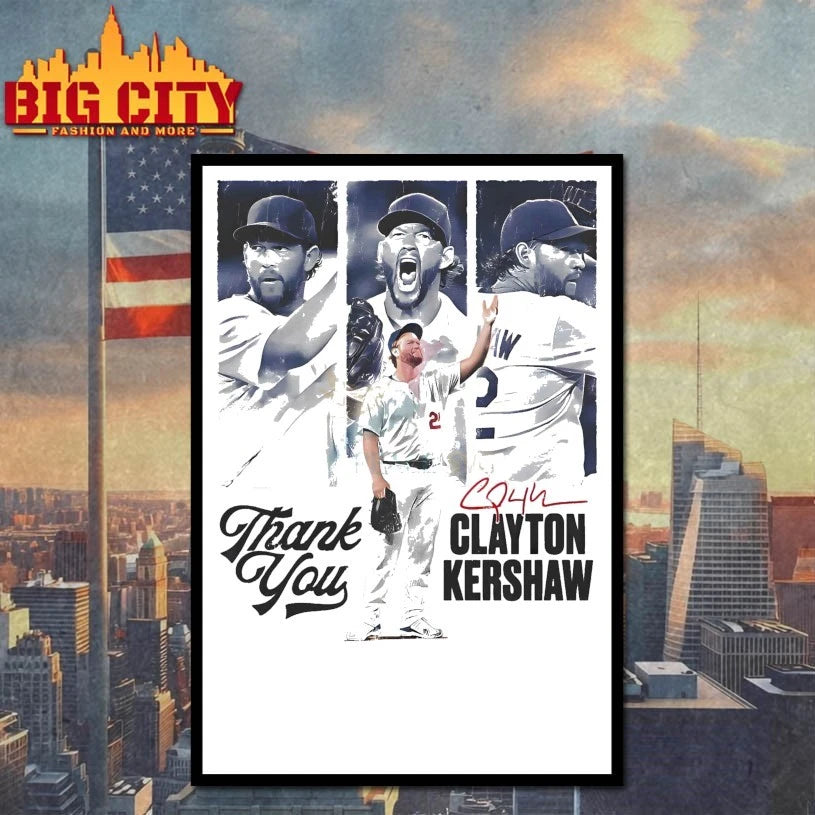 Clayton Kershaw Los Angeles D Thank You Shirts