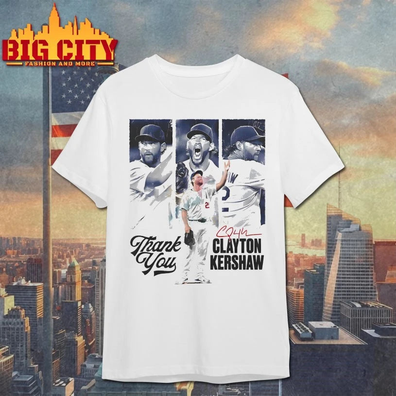 Clayton Kershaw Los Angeles D Thank You Shirts