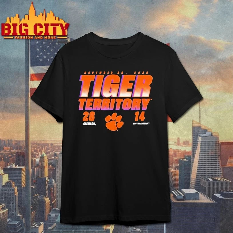 Clemson Tigers 28-14 South Carolina Gamecocks November 29, 2025 Tigers Territory shirt