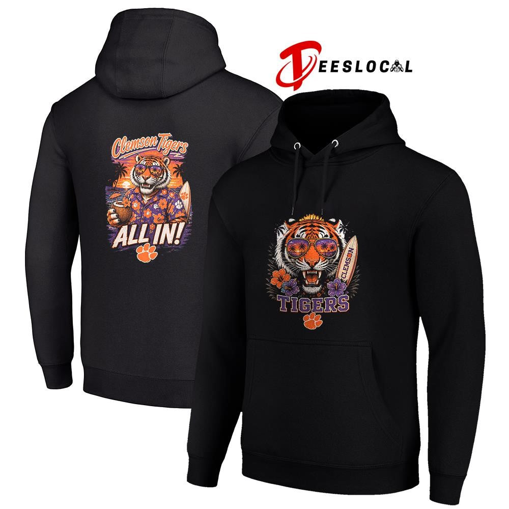 Clemson Tigers NCAA Tropical mascot shirt