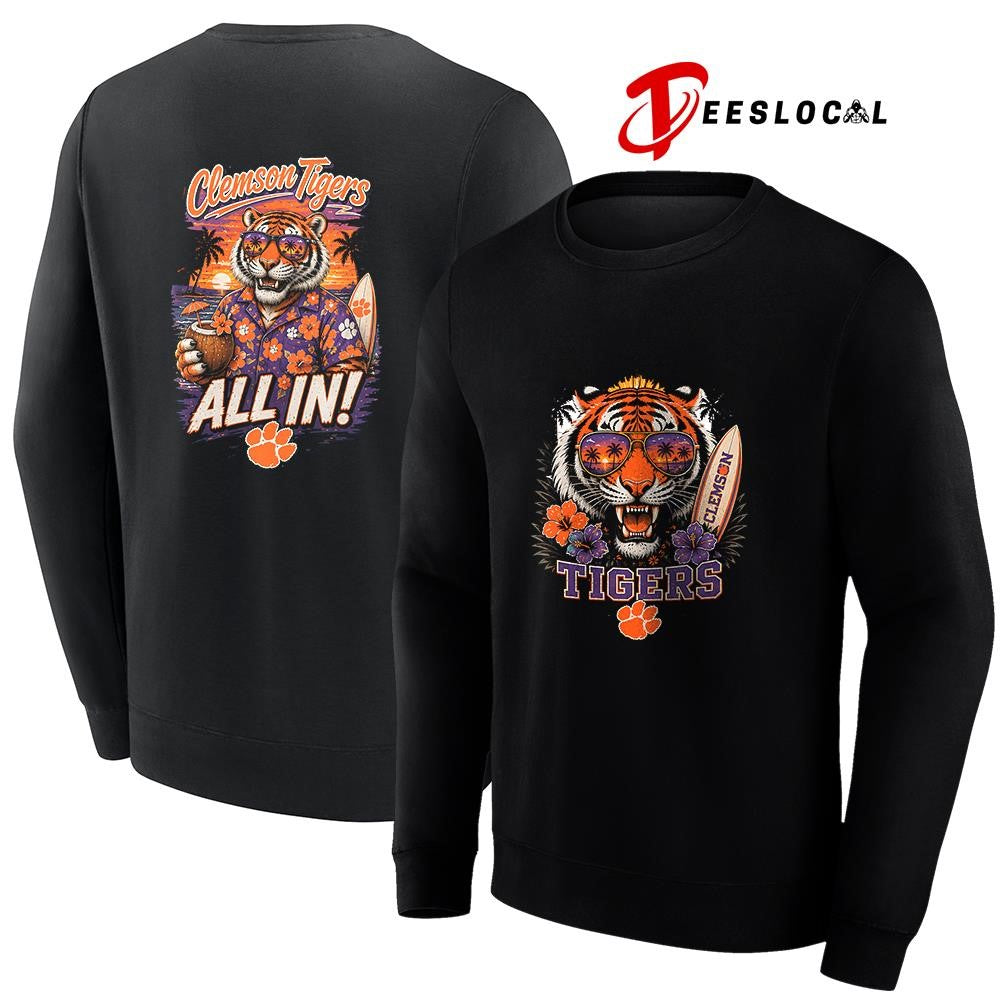 Clemson Tigers NCAA Tropical mascot shirt