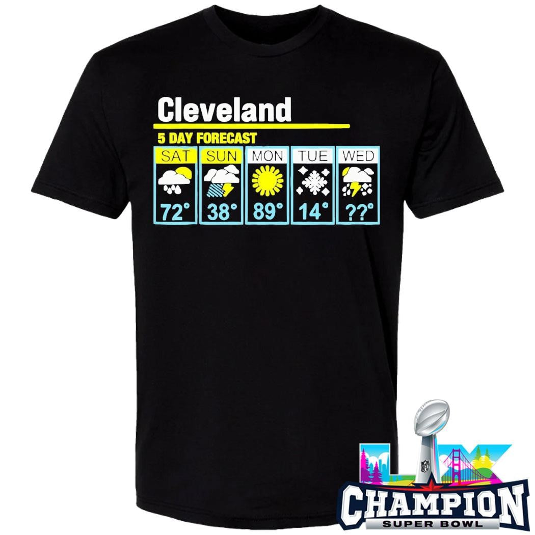 Cleveland 5 Day Forecast Shirt